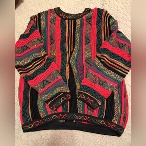 Norm Thompson 3D Multicolor Knit Sweater